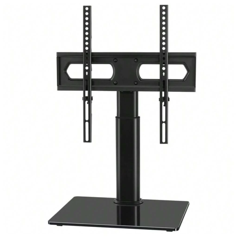 Universal TV Stand Base Table Top TV Mount Stand With Tempered Glass Base Hold Up 88LBs