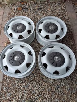 Genuine VW Transporter 17" Steel Wheels – Freshly Powder Coated