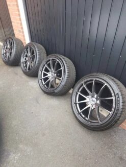 BOLA B9 Matt Gunmetal Grey Alloy Wheels – BMW 5x120