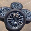GENUINE 22" GMC DENALI ULTIMATE WHEELS & BRIDGESTONE TYRES – 6x139.7 (6-LUG) GM
