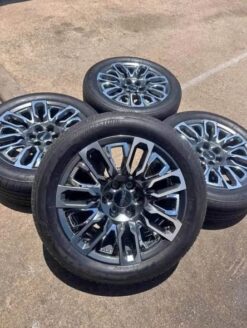 GENUINE 22" GMC DENALI ULTIMATE WHEELS & BRIDGESTONE TYRES – 6x139.7 (6-LUG) GM 