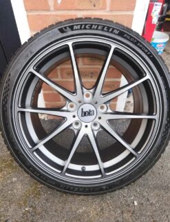 BOLA B9 Matt Gunmetal Grey Alloy Wheels – BMW 5x120