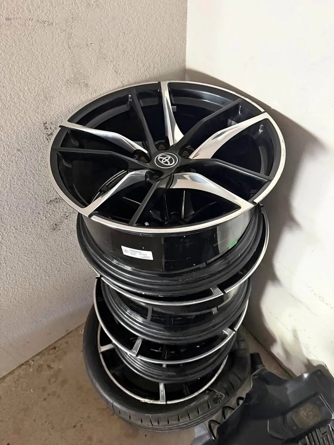 GENUINE OEM 19" TOYOTA GR SUPRA (A90) PREMIUM WHEELS – 3 PERFECT, 1 BENDABLE REPAIR PROJECT