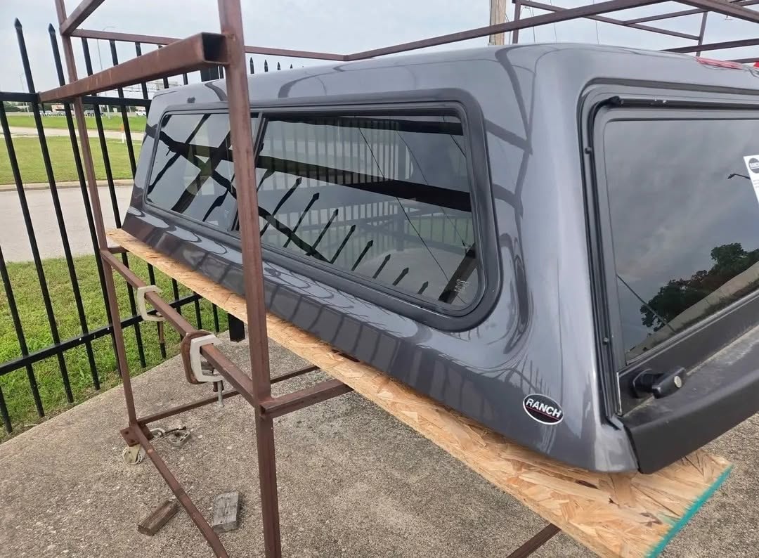 BRAND NEW RANCH CAMPER SHELL / TOPPER – 2025–2026 FORD F-150 (6.6FT BED) – M7 CARBONIZED GRAY