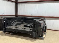 GENUINE OEM 2017–2022 FORD F-450 DUALLY 8FT ALUMINUM BED & TAILGATE – FACTORY BLACK