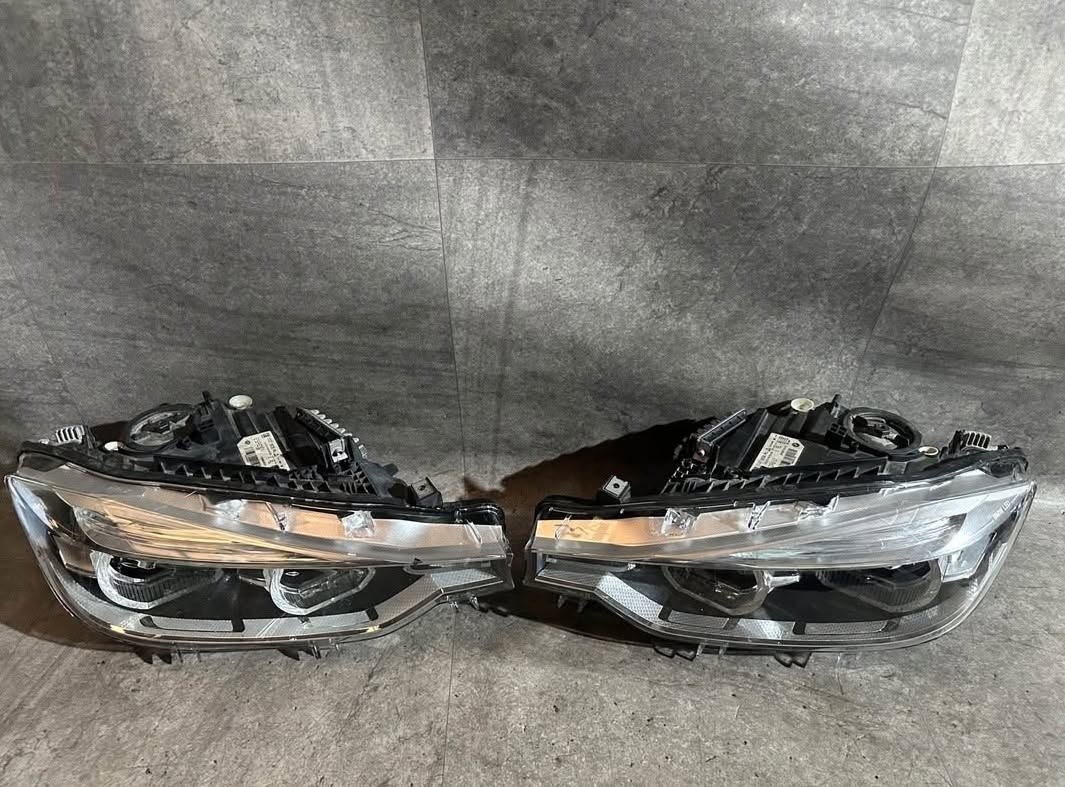 BMW 3 Series F30 LCI Genuine LED Headlights with Modules (2015–2018)
