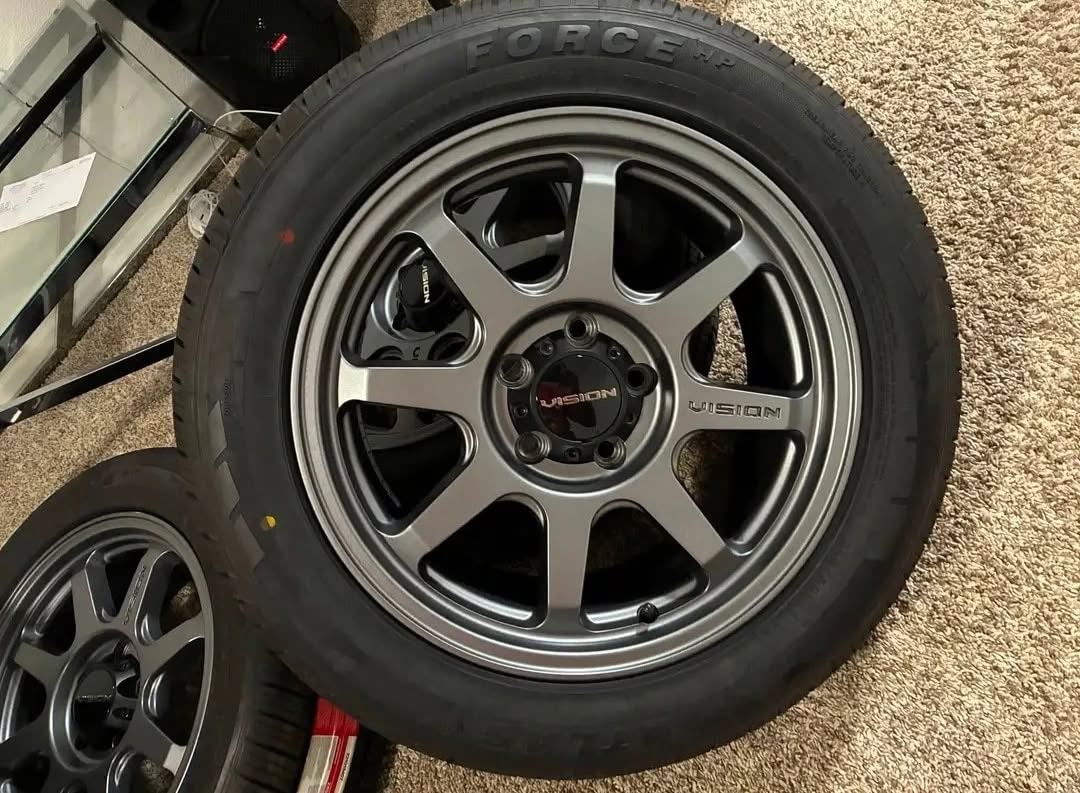 BRAND NEW 17" VISION WHEELS & 245/55R17 TYRES PACKAGE – 5x120 FITMENT