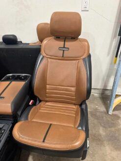 Alternative view of ULTRA-LUXURY OEM FORD F-150 PLATINUM "PEANUT BUTTER" LEATHER SEATS & CENTER CONSOLE BUNDLE – MASSAGE, HEAT & COOL!