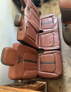 Alternative view of GENUINE OEM FORD KING RANCH LEATHER SEATS & CENTER CONSOLE BUNDLE – F-150 (2015–2020) & SUPER DUTY (2017–2022)