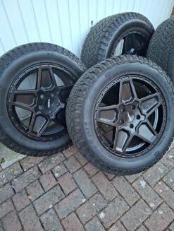 Supermetal Rocket 18" Swamper Alloy Wheels & General Grabber All-Terrain Tyres – VW Transporter