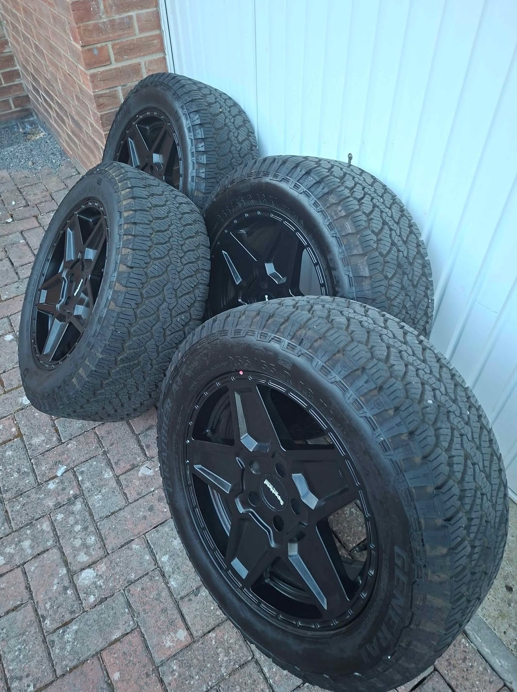 Supermetal Rocket 18" Swamper Alloy Wheels & General Grabber All-Terrain Tyres – VW Transporter - Image 6